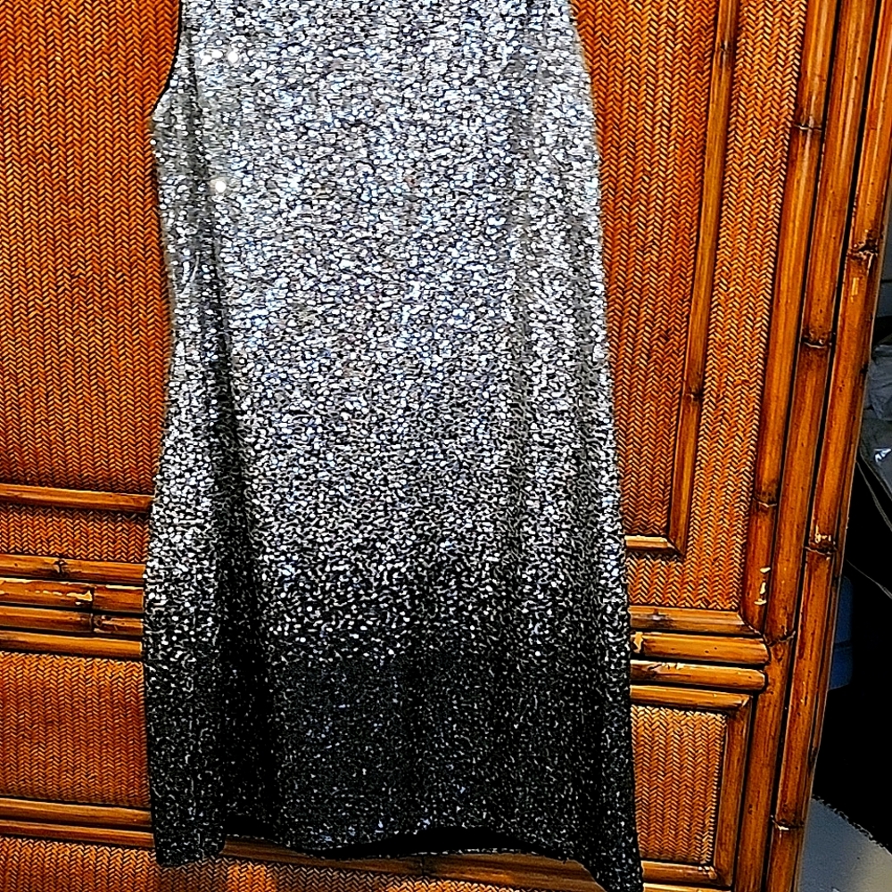 Sequin tank dress